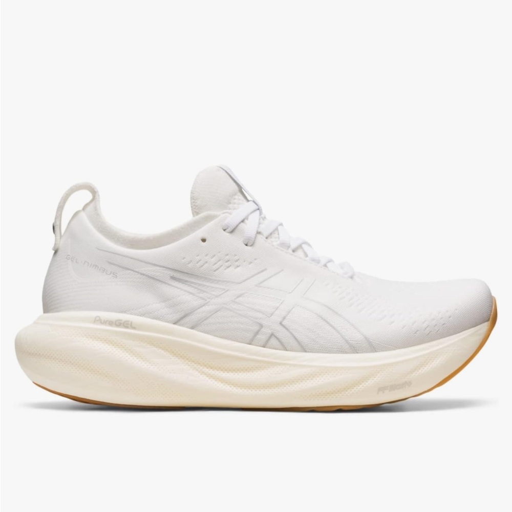 ASICS White Running Shoes